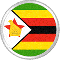 zimbabwe flag round